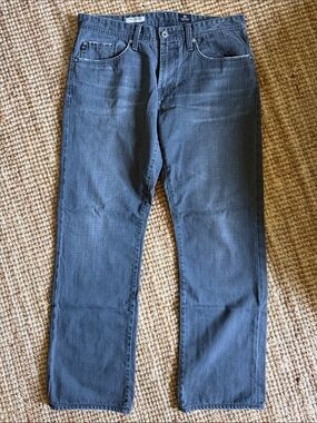 AG Men's Dark Gray Denim Jeans - The Protege Straight Fit